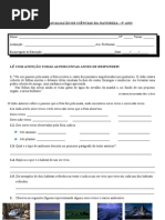 Formas e Revestimento Do Corpo Dos Animais 5A-B