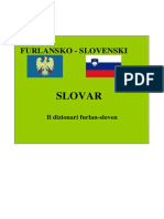 Furlansko Slovenski Slovar a B