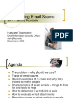 SIRT Roundtable RecogniziscamngEmailScams