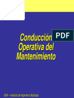Conduccion Operativa Del Manto