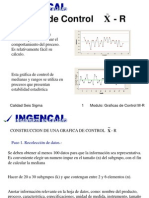 4 Graficas de Control M - R