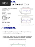2 Graficas de Control X - R