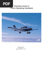 Cherokee Archer II Pilot’s Operating Handbook