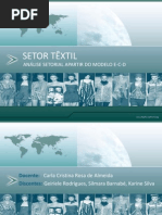 SETOR TÊXTIL, SLIDE, GRUPO 1
