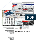 MA Dissertation Handbook 2012 PDF