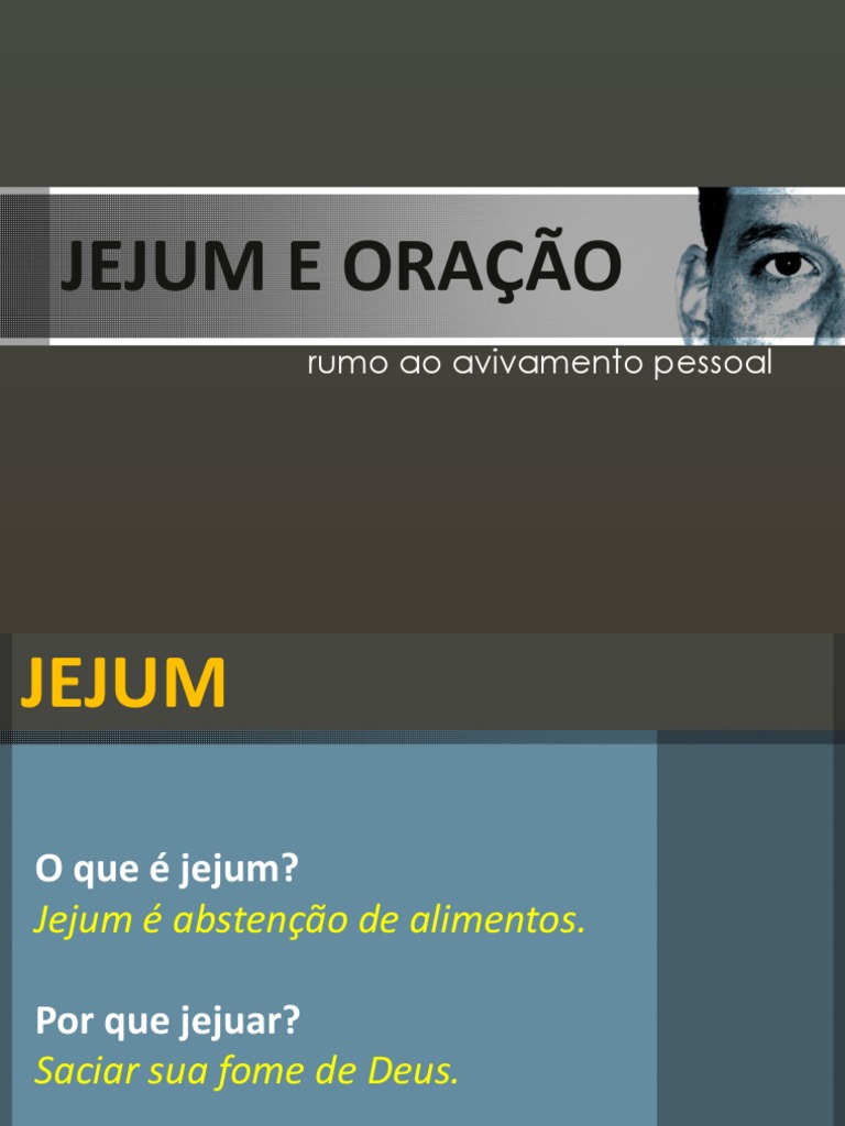 Jejum E Oração Pdf Jejum Oração