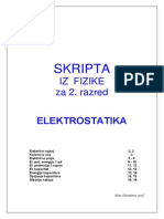 Skripta - ELEKTROSTATIKA