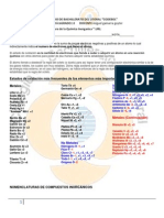 Formulación y nomenclatura de compuestos inorgánicos