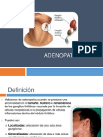 Adenopatía diagnóstico