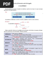 Ficha Informativa de Português