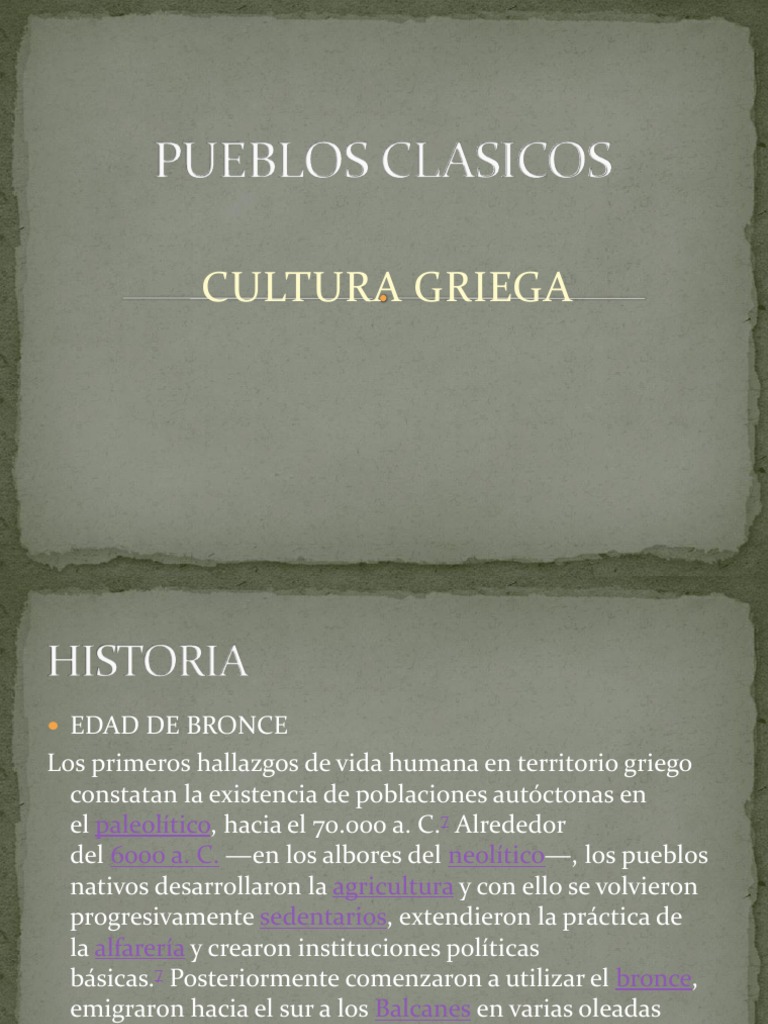 Historia y Cultura de la Antigua Grecia | PDF | Antigua Grecia | Grecia
