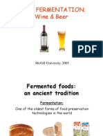 Food Fermentation: Wine & Beer: Mcgill University, 2005