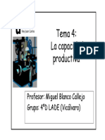 Tema 4 La Capacidad Productiva