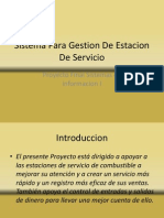 Sistema para Gestion de Estacion de Servicio