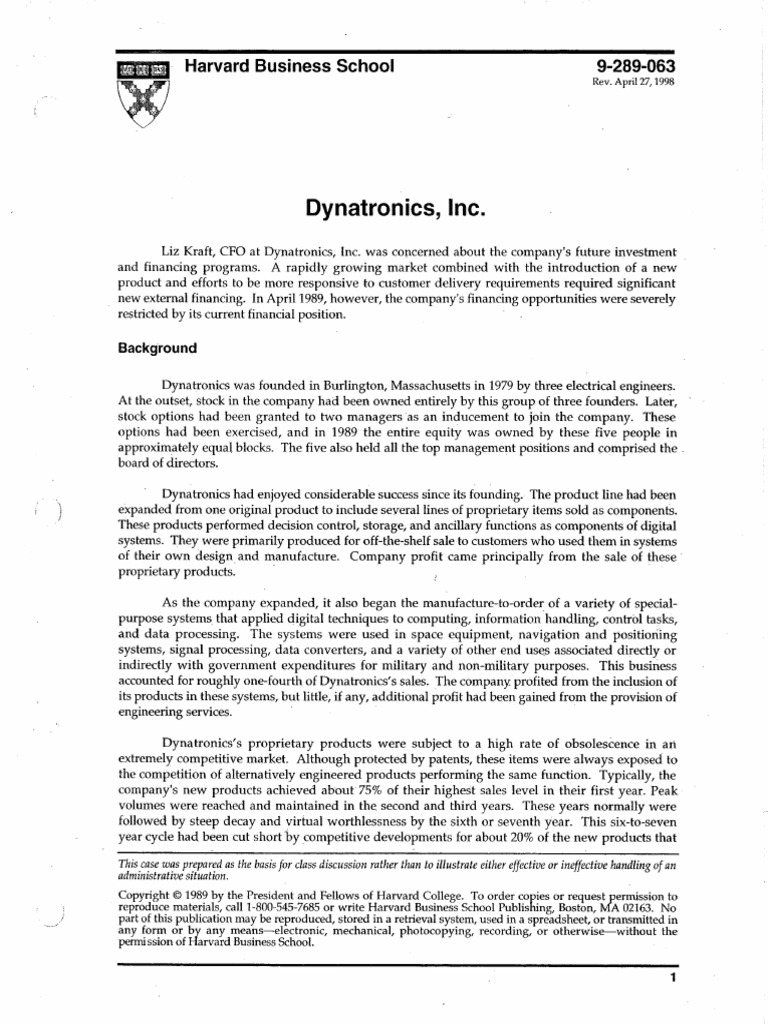 Dynatronics PDF