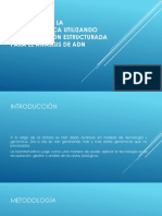 ENSEÑANZA DE LA BIOINFORMÁTICA UTILIZANDO PROGRAMACION ESTRUCTURADA PARA EL ANALISIS DE DNA