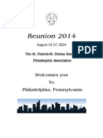 Reunion 2014 Cover Flyer