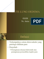 Acute Lung Oedema
