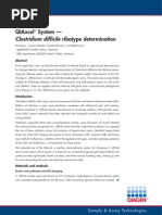 QIAxcel System Clostridium Difficile Ribotype Determination En