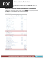 2012 Final Exam Solution