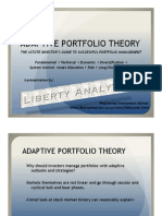 Adaptive Portfolio Theory