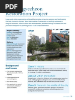 Cheonggyecheon Case Study