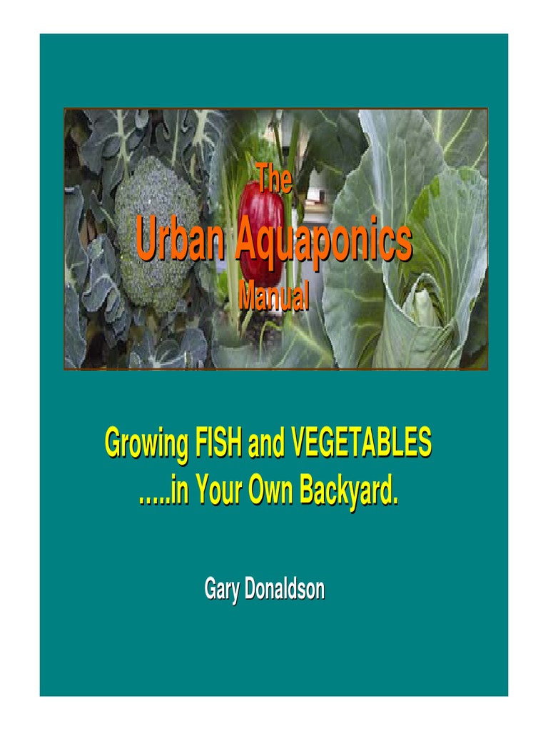 The Urban Aquaponic Manual PDF Aquaponics Horticulture And Gardening