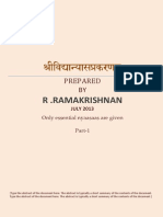 SriVidhya Nyasa Prakaranam Essential NyasaH