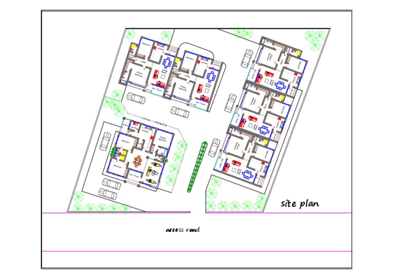 Site Plan for Multi-Room Layout | PDF | Language Arts & Discipline ...