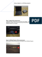 Connecting A Laptop To A LCD/Data Projector: Step 1: Laptop VGA Connector/port