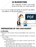 Cash Budgeting