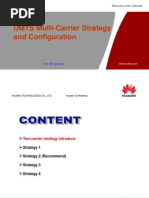 UMTS Multi Carrier Strategy and Configuration 20100622