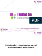 Webinar Prototipado y metodologías para el diseño centrado en el usuario