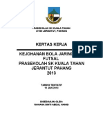 Kertas Kerja Bola Jaring&Futsal Skkt 2013