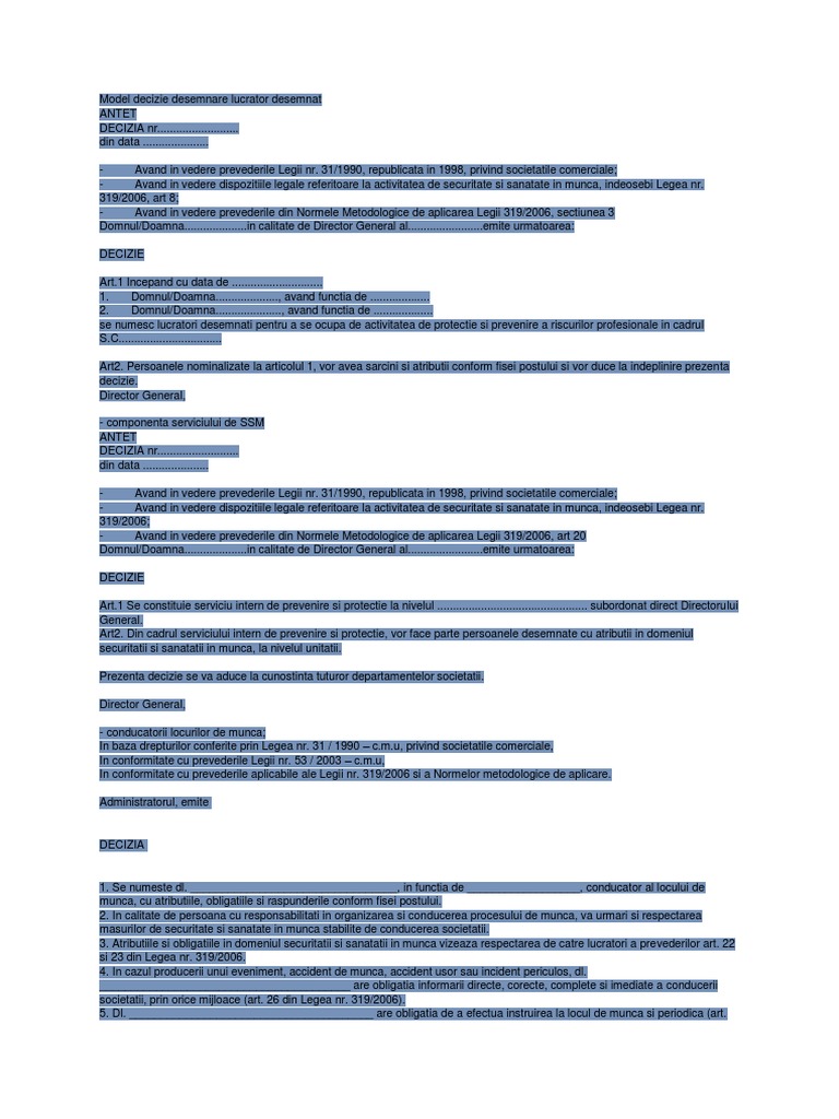 Procedura Actualizata Pentru Depunerea Revisal