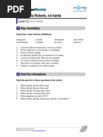 Send Julia Roberts, Not Tanks - Intermediate PDF