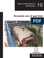 economic use of gas fired boiler plant