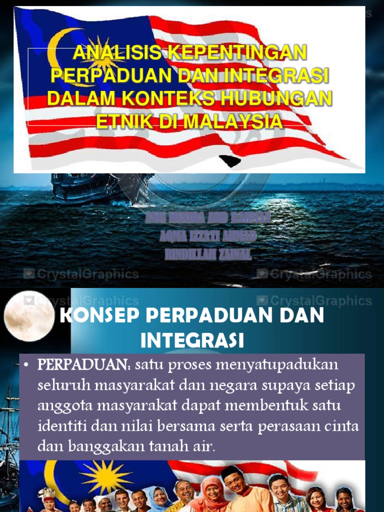 Analisis Kepentingan Perpaduan Dan Integrasi Dalam Konteks Hubungan
