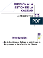 Introducci N A La Gestion de La Calidad