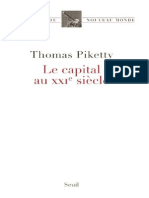 Thomas Piketty -  Le capital au XXIe siecle