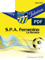 Nº8 SPA Femenino "La Revista"