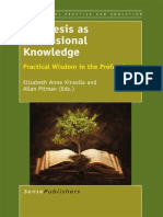 Kinsella Phronesis As Professional Knowledge