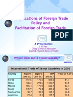 Implications of Foreign Trade Policy and Facilitation of Foreign Trade