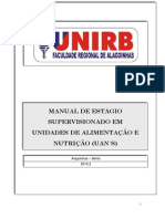 Manual estagio GESTÃO DE UAN 2013.2 final