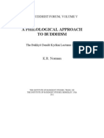 A Philological Approach To Buddhism - K. R. Norman 1994