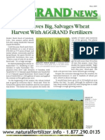 Wheat farmer save $26,000 using AGGRAND fertilizers