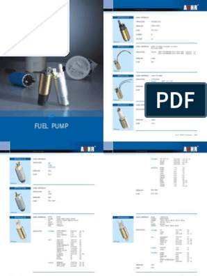 Fuel Pump | PDF | Toyota | Sedans