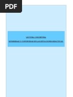 Lectura y Escritura Diversidad y Continuidad en Las Situaciones Didacticas