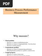 Business Process Performance Measurement