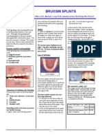 Bruxism Splints